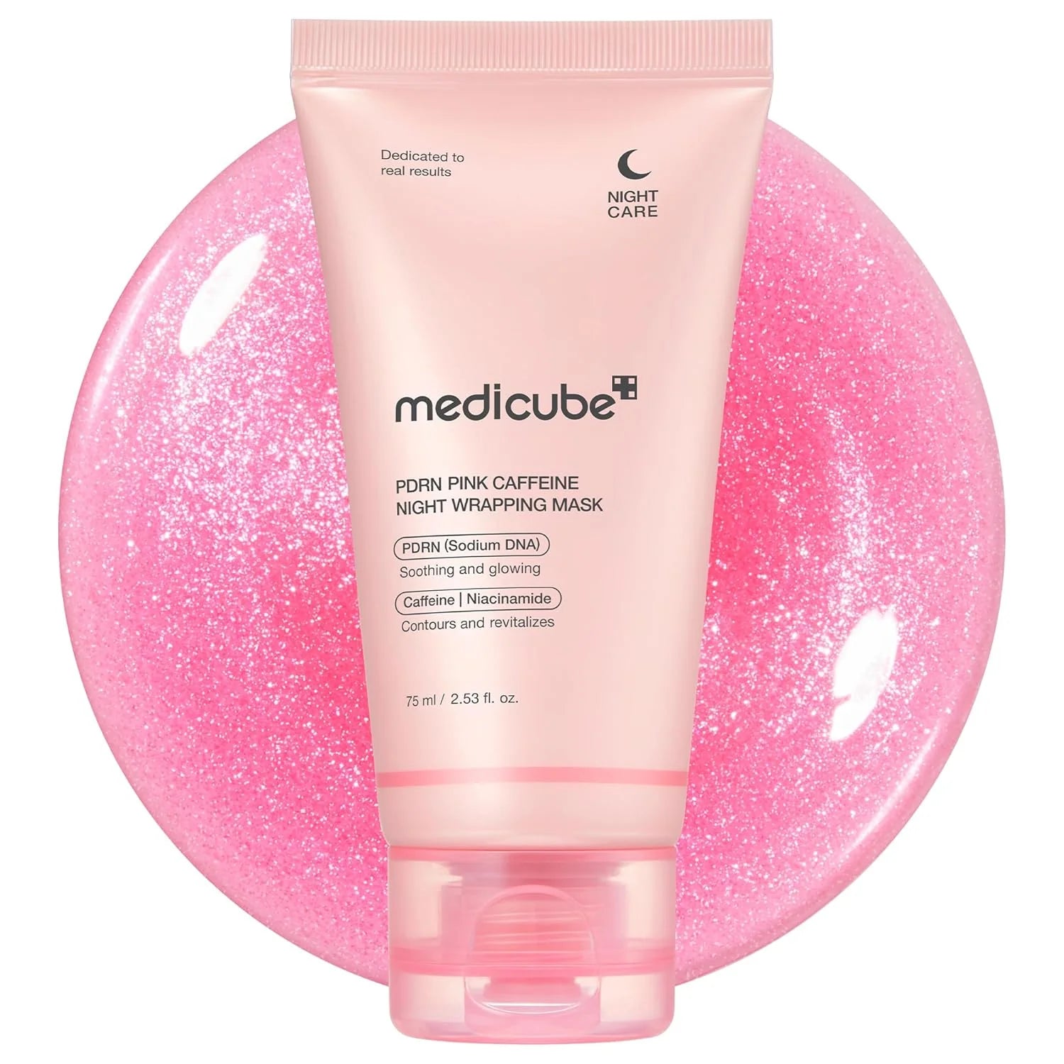 MASCARILLA PDRN PINK CAFFEINE NIGHT WRAPPING 75ML